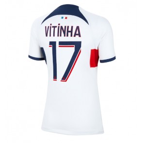Lacne Ženy Futbalové dres Paris Saint-Germain Vitinha Ferreira #17 2023-24 Krátky Rukáv - Preč